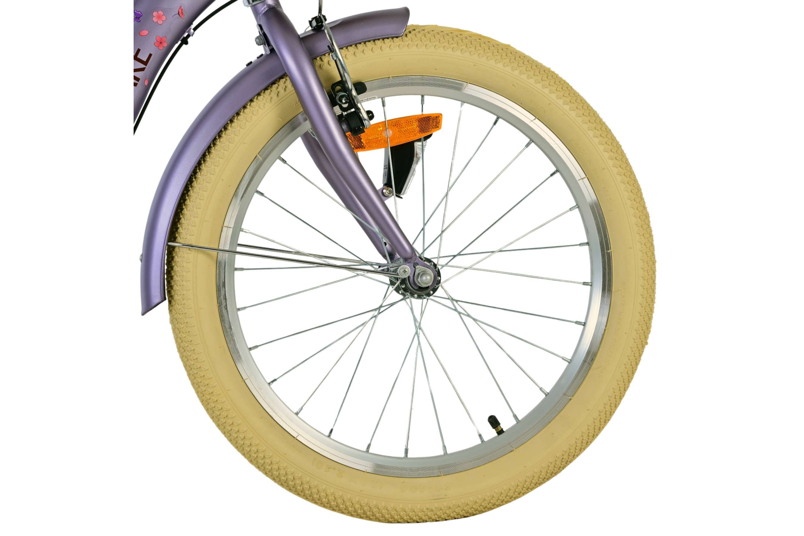 Barncykel Volare Blossom 20 tum – Lila för barn 6–8 år - 7