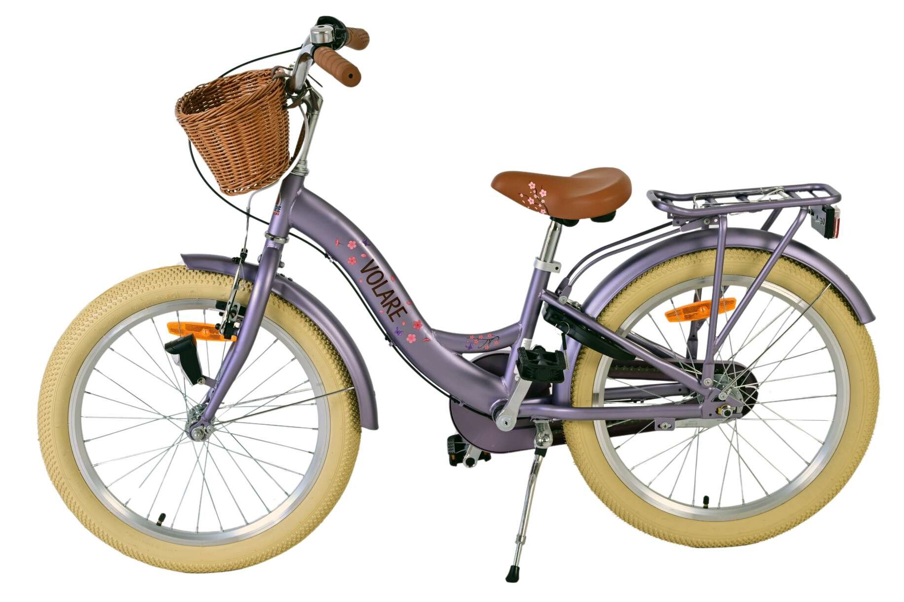 Barncykel Volare Blossom 20 tum – Lila för barn 6–8 år - 3