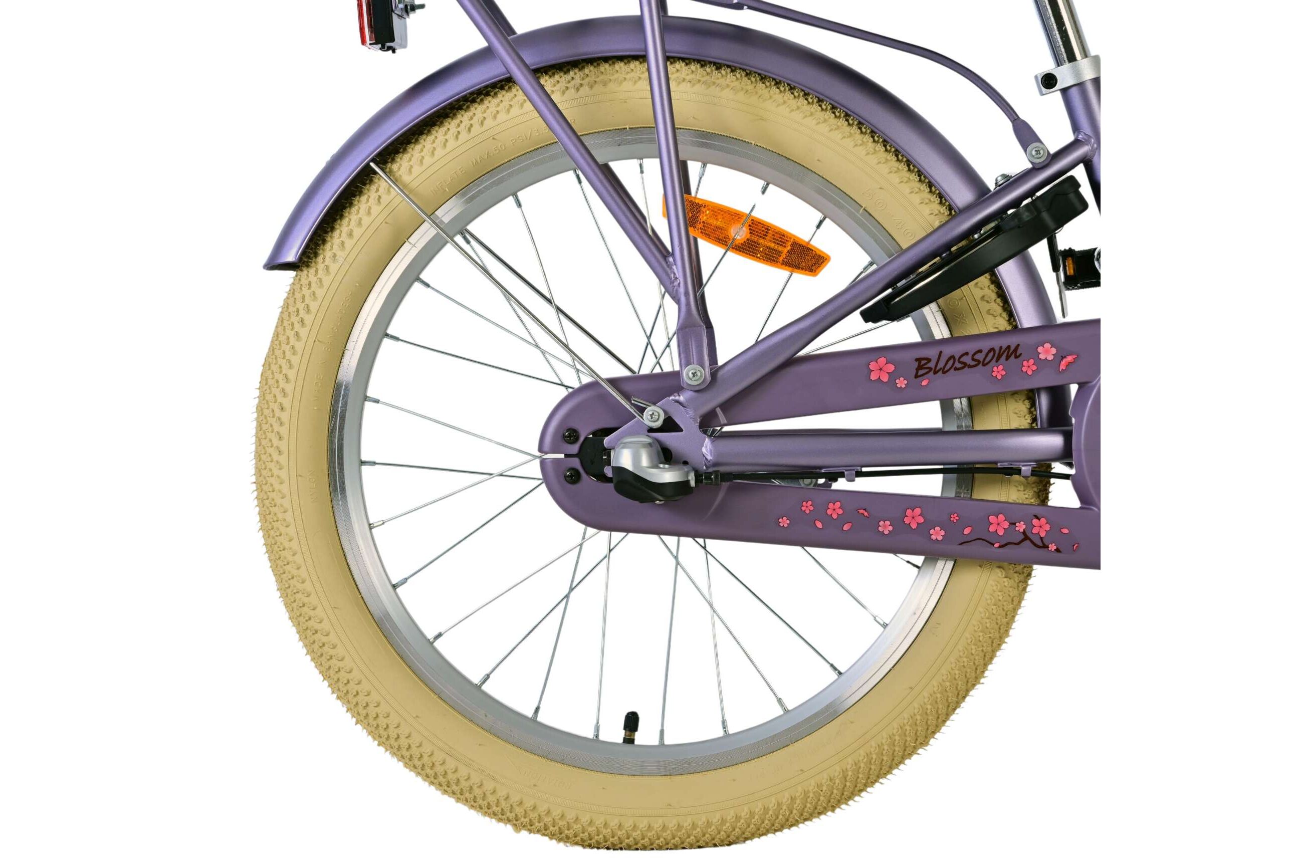 Barncykel Volare Blossom 20 tum – Lila för barn 6–8 år - 6