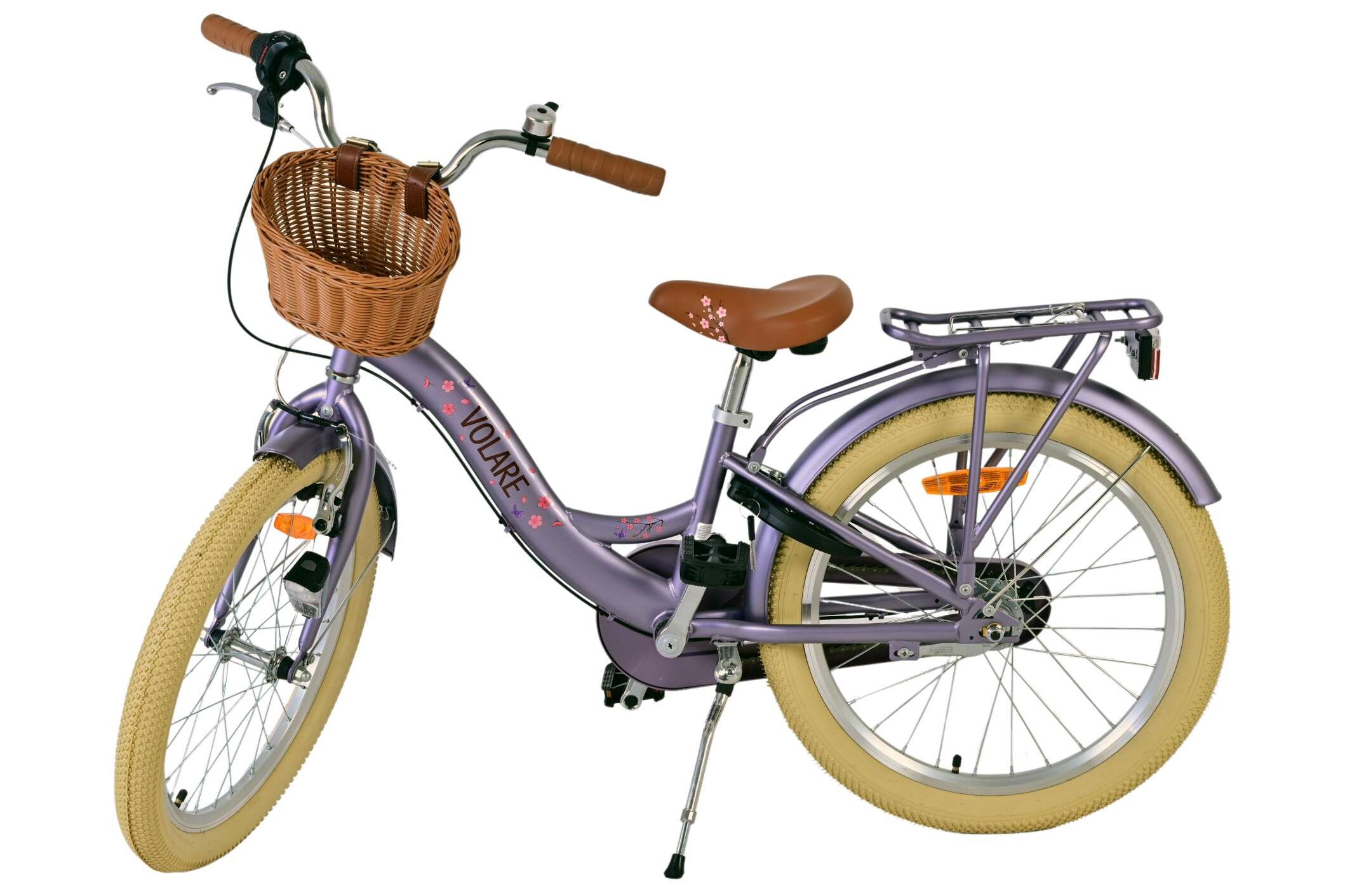 Barncykel Volare Blossom 20 tum – Lila för barn 6–8 år - 4
