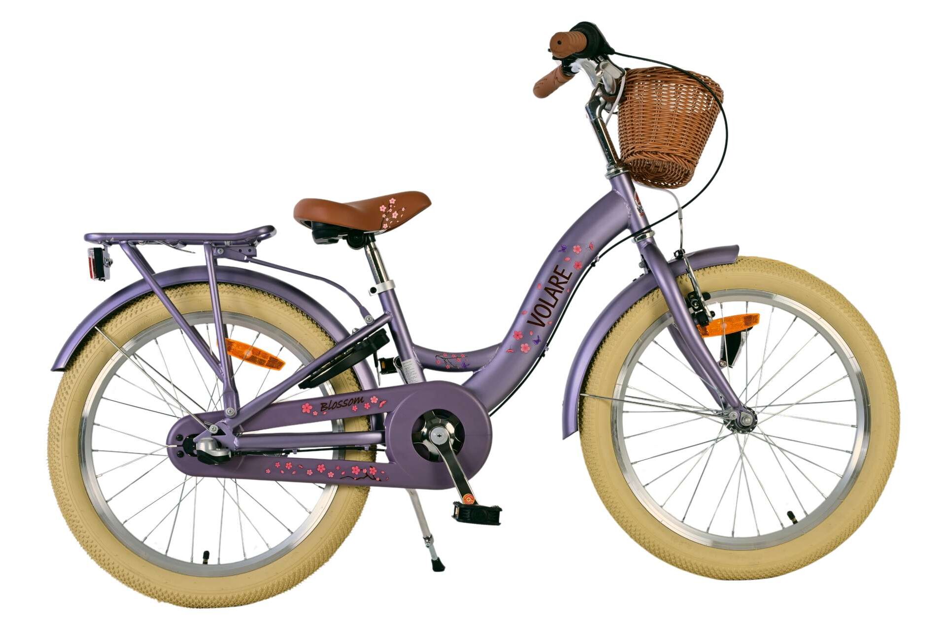 Barncykel Volare Blossom 20 tum – Lila för barn 6–8 år - 5