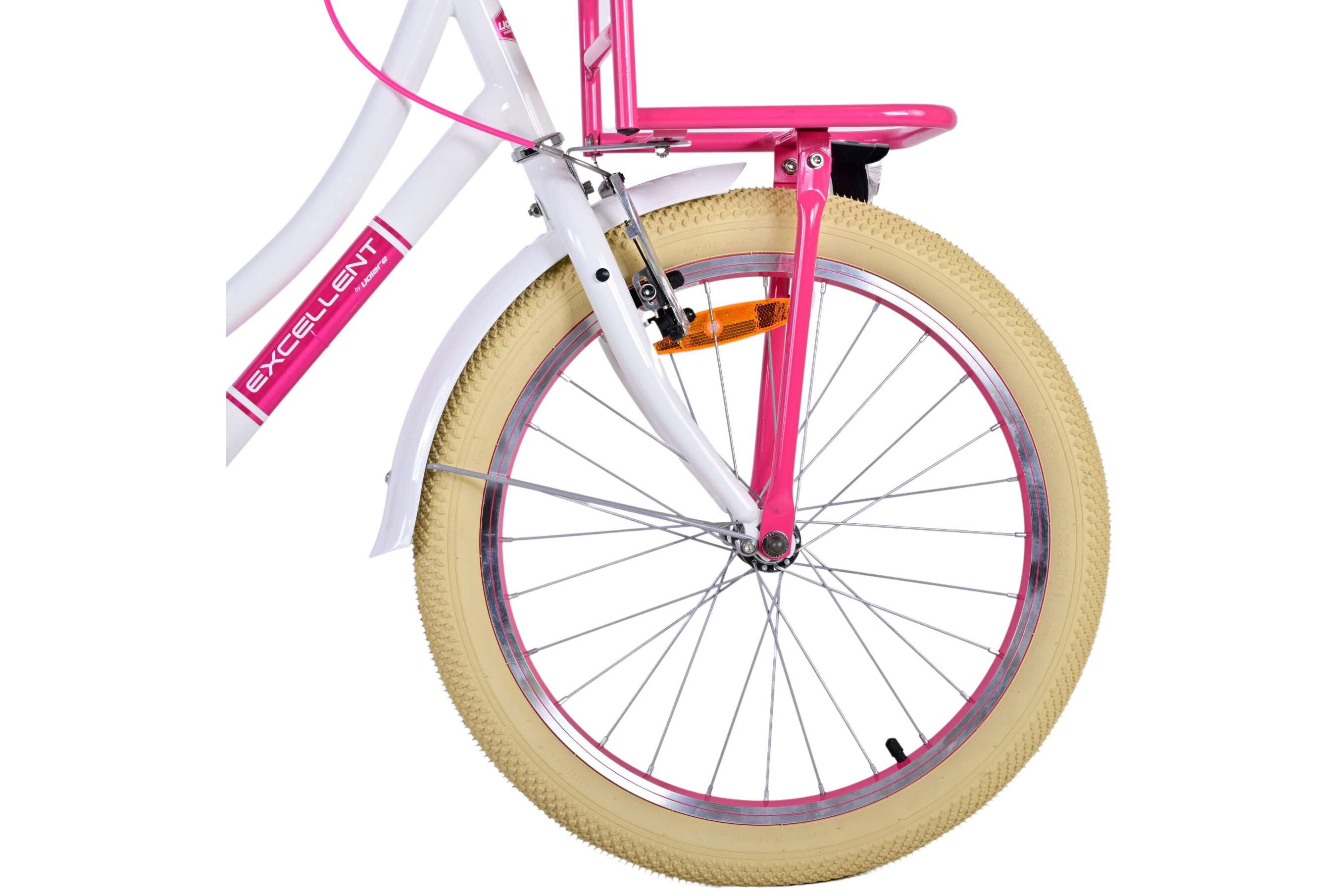 Barncykel Volare Excellent 20 tum – Vit för barn 6–8 år - 6