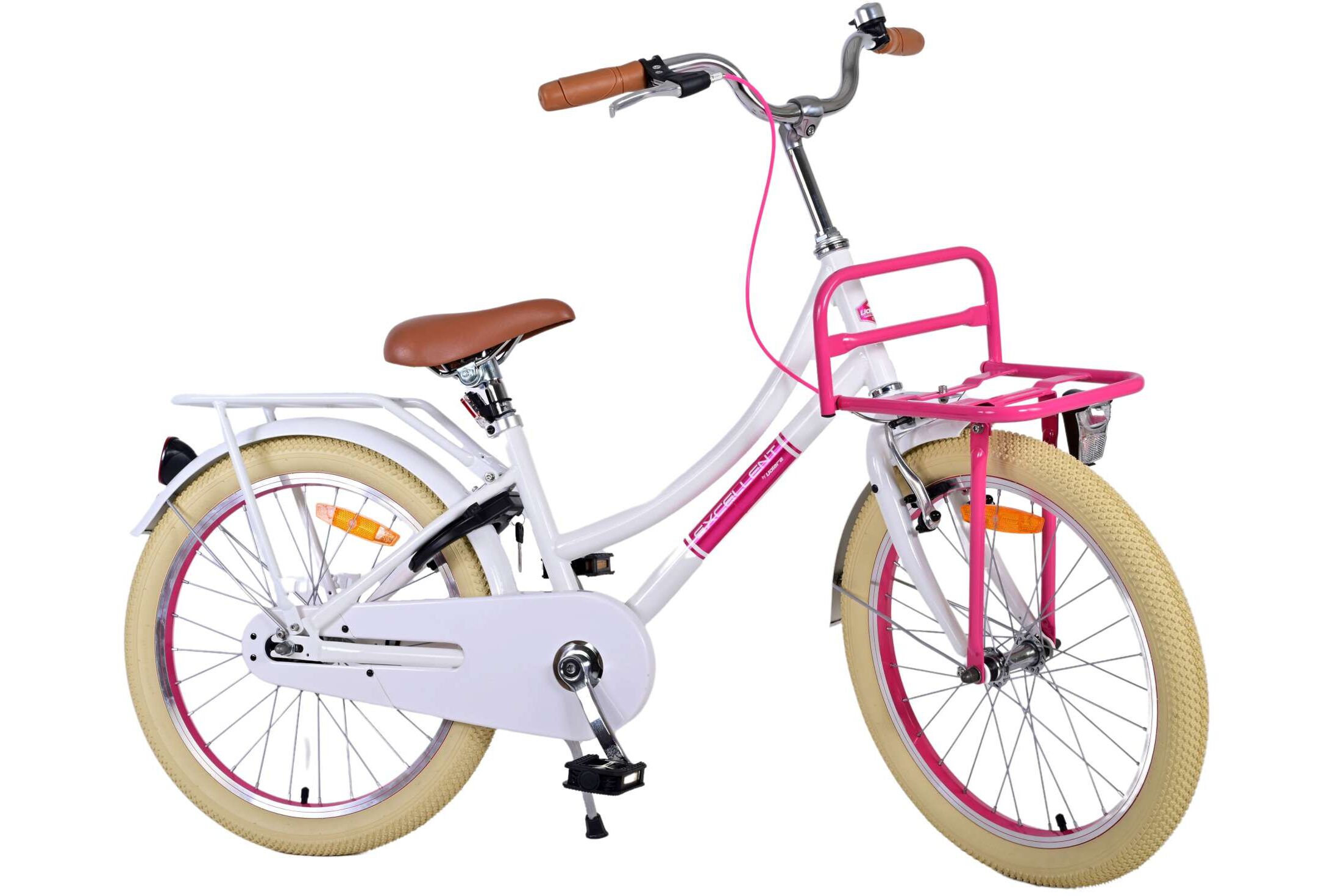 Barncykel Volare Excellent 20 tum – Vit för barn 6–8 år - 8