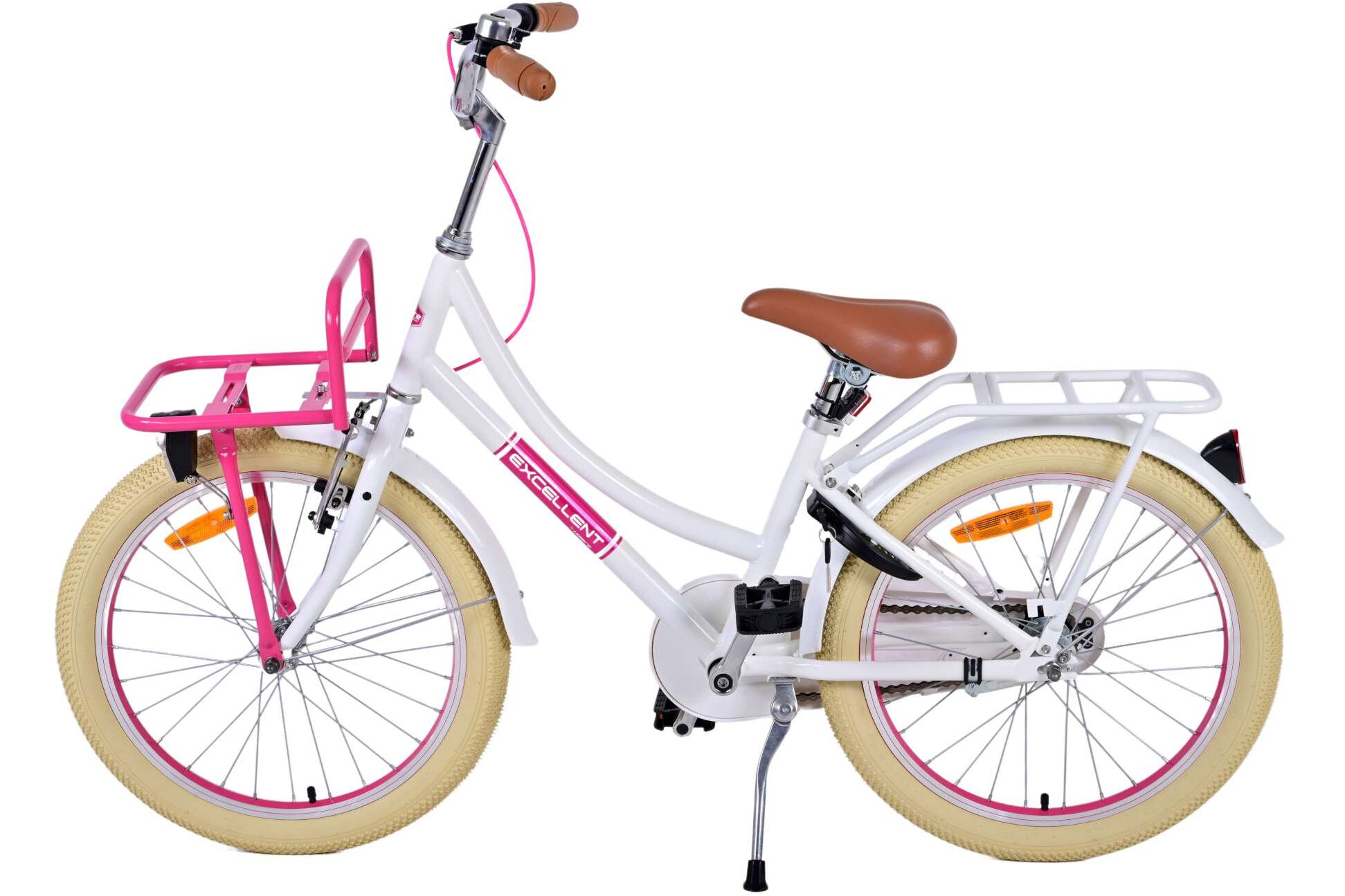 Barncykel Volare Excellent 20 tum – Vit för barn 6–8 år - 2