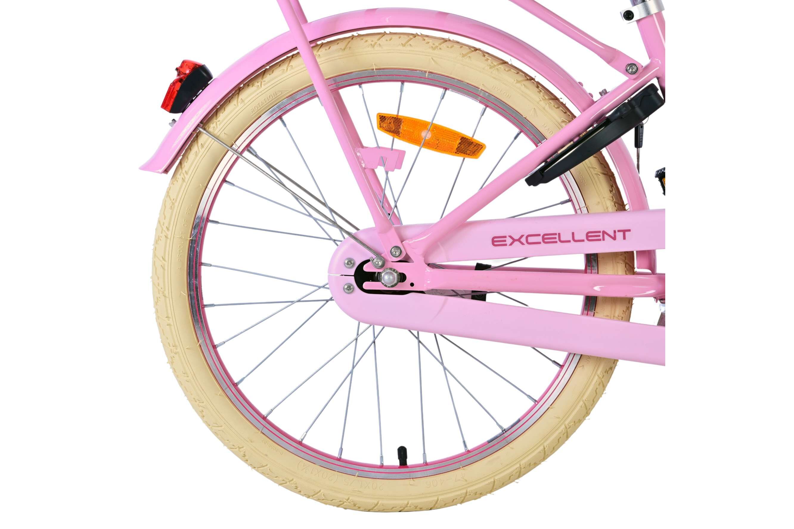 Barncykel Volare Excellent 20 tum – Rosa för barn 6–8 år - 5