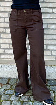 Toxik Stretchjeans Rak Brun