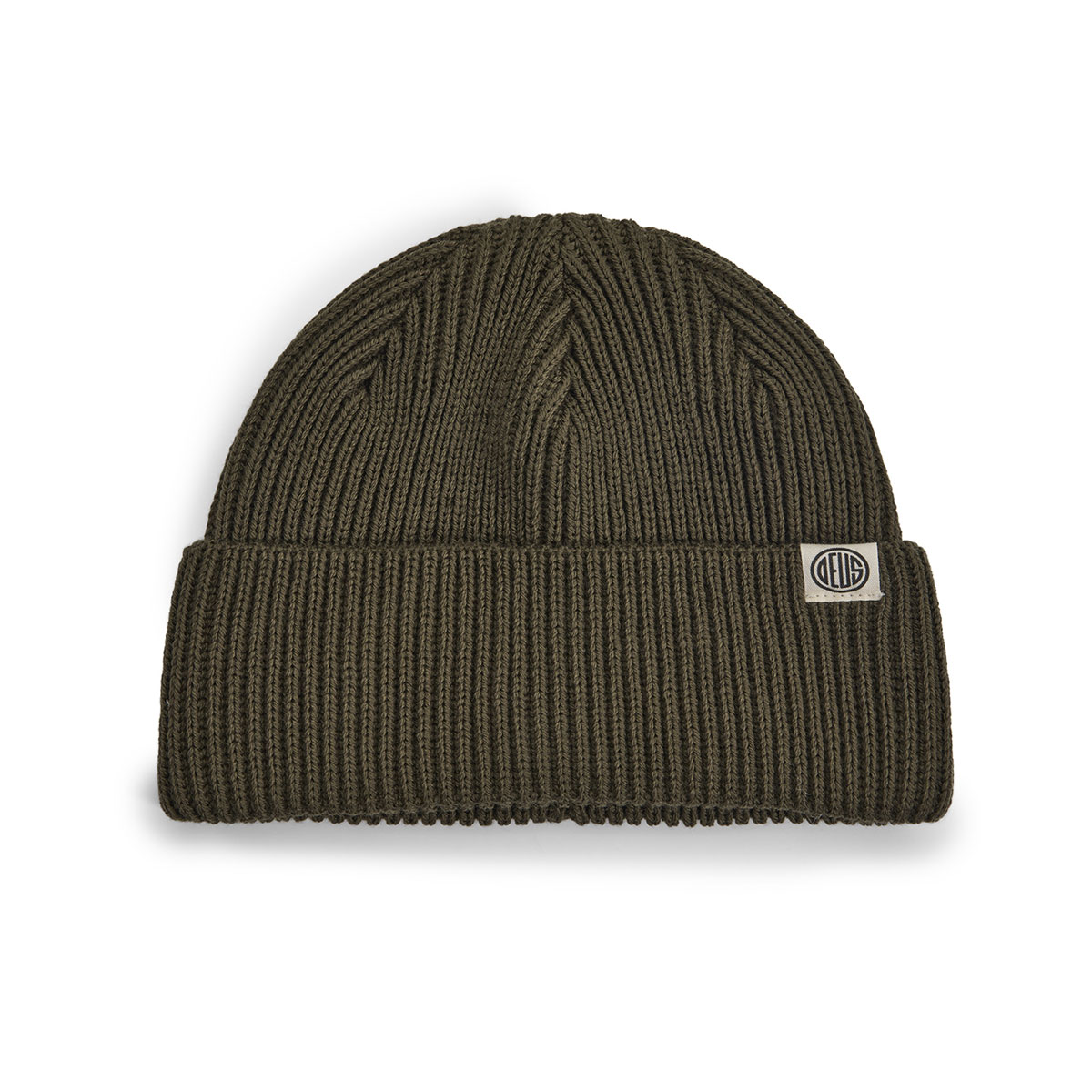 Deus mössa Pill Merino beanie dark olive