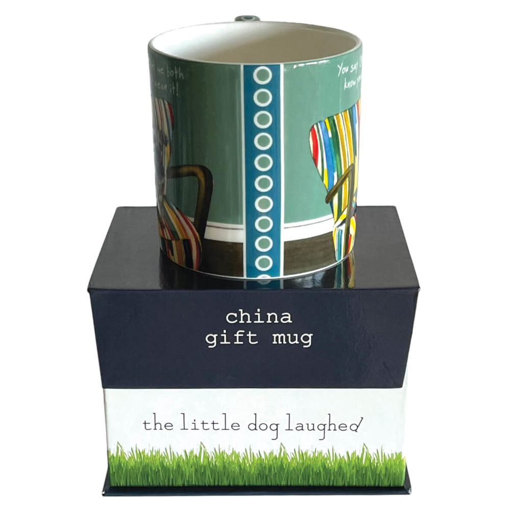 Mugg The Little Dog Laughed Hundmotiv Border On The Chair - 3
