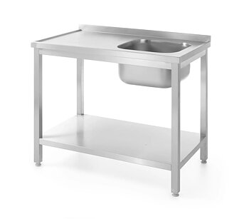 Sink with shelves - 1000x600mm
