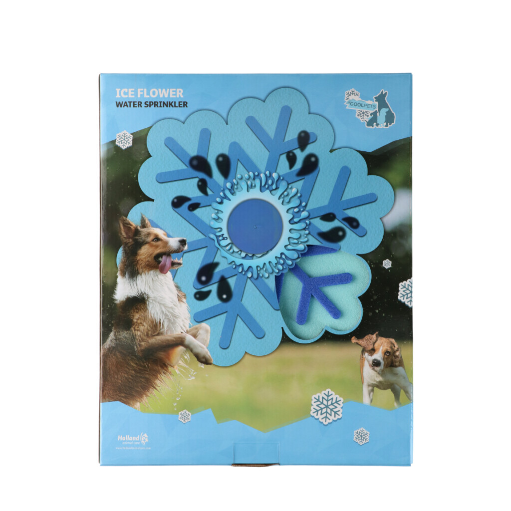CoolPets Ice Flower Water Sprinkler/Water Toy for Dogs - easy to use