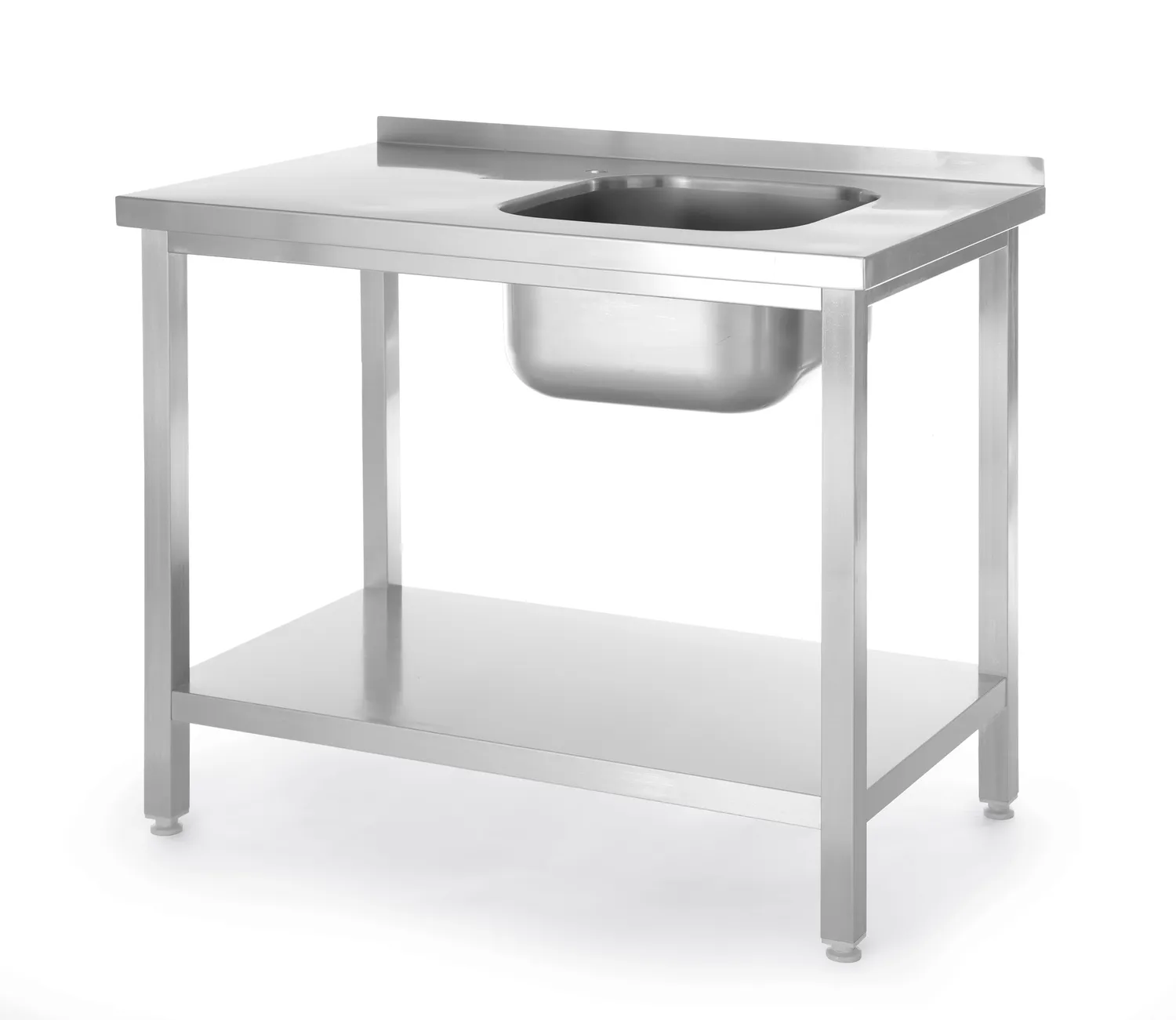 Diskbänk med hyllplan - 800x600mm