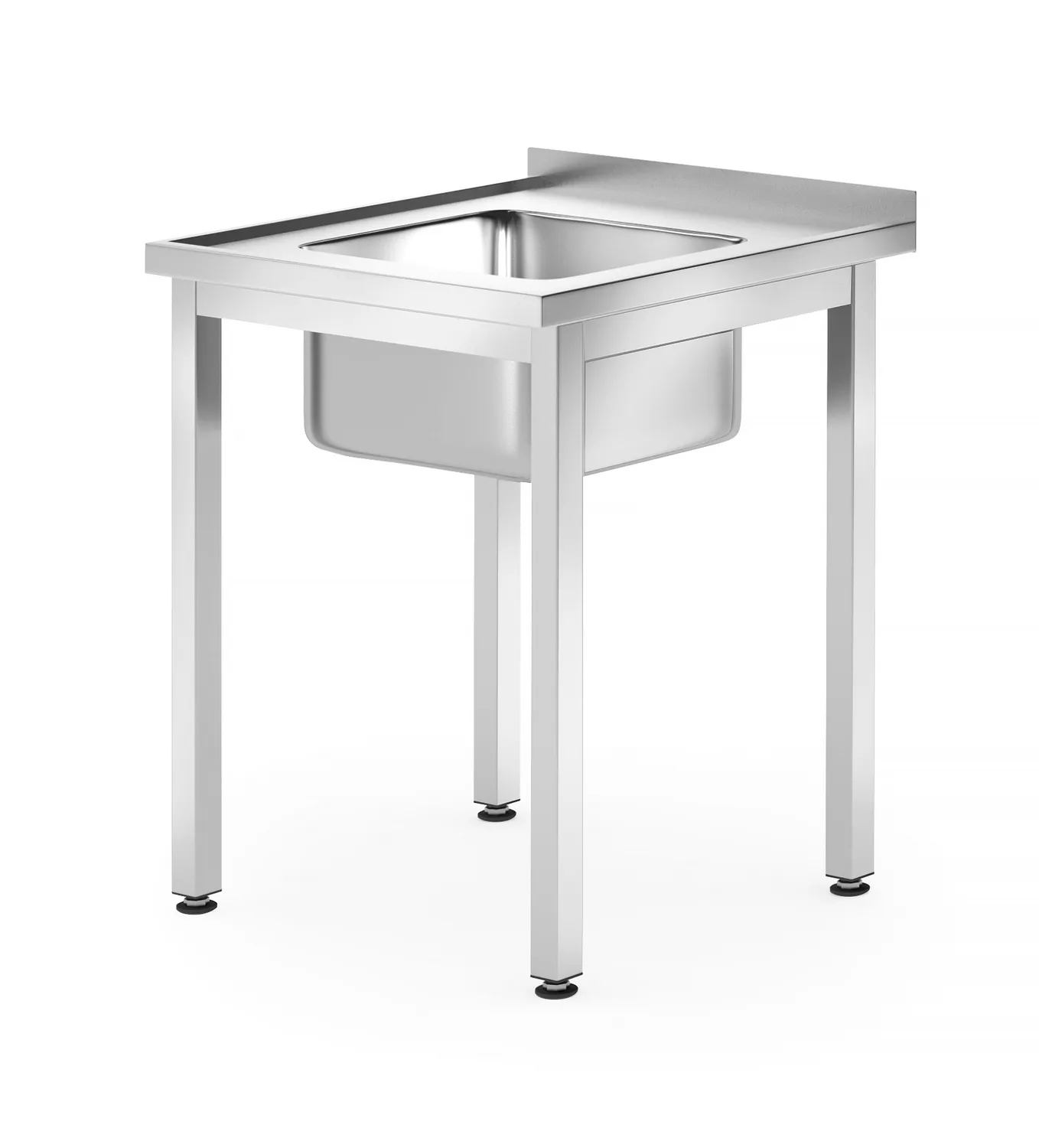 Diskbänk med centrerad ho  -600x600mm
