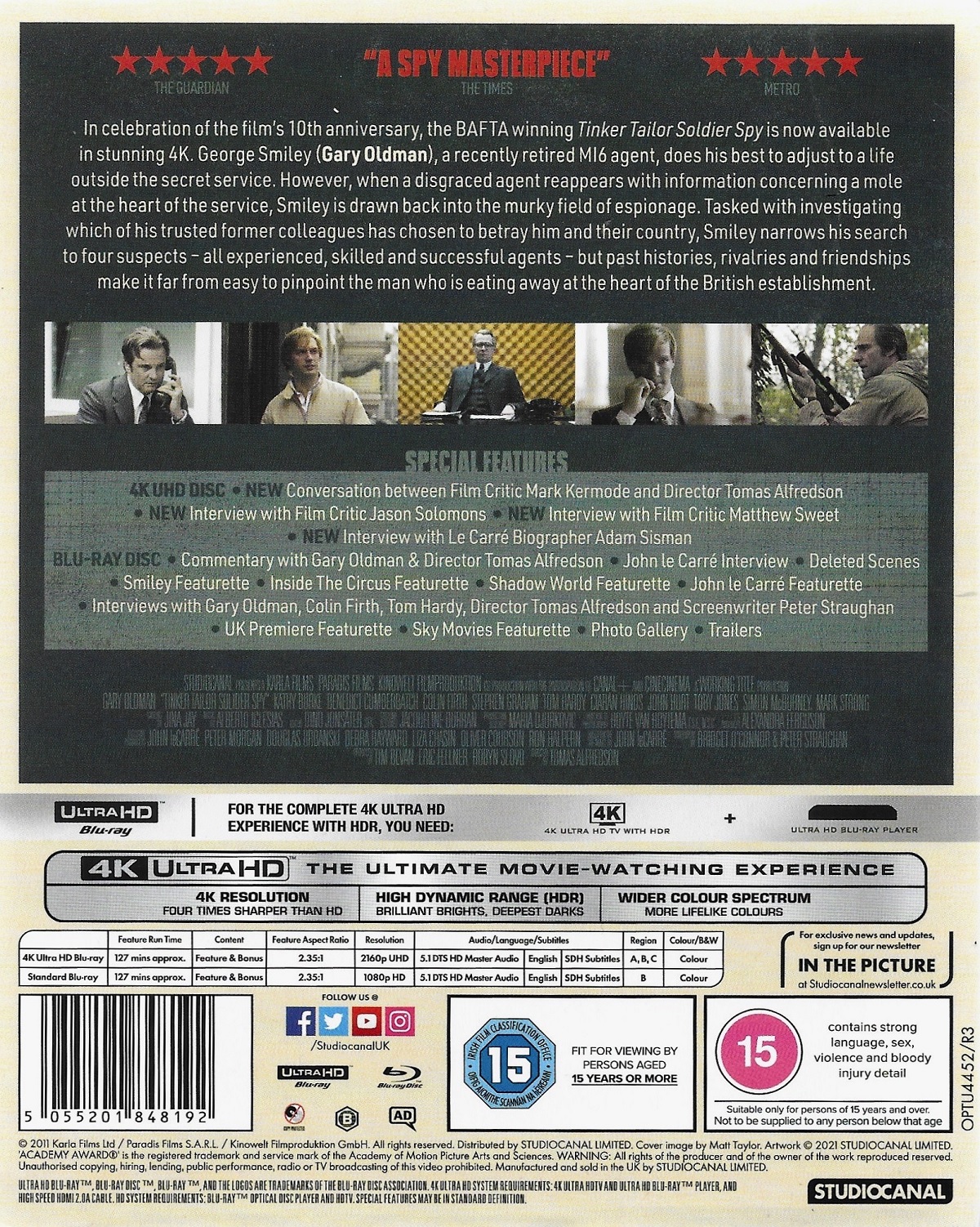 Tinker Tailor Soldier Spy (2011) (ej svensk text) (4K Ultra HD + Blu-ray) - 2