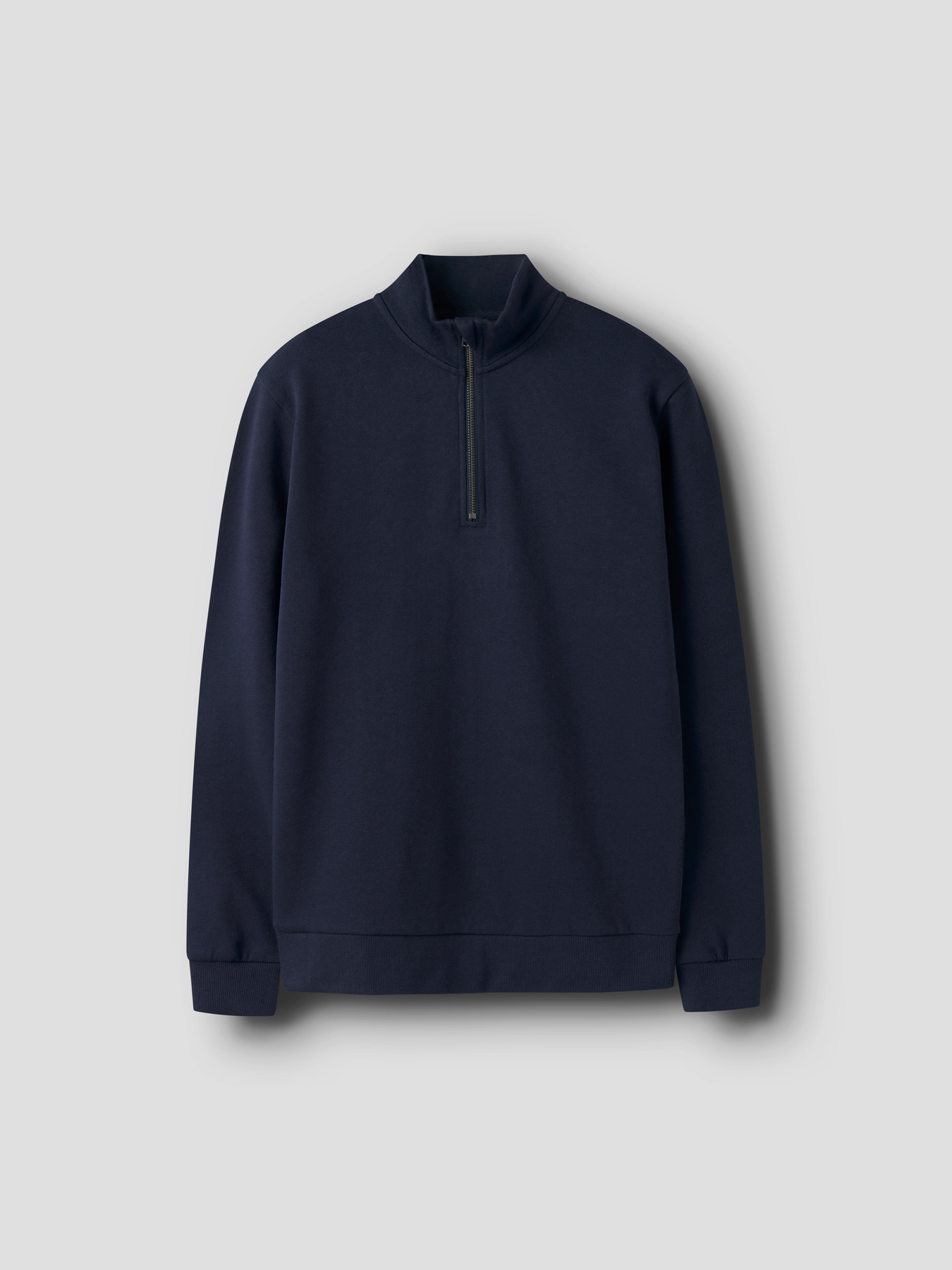 NLNNIZU LS BRU HALF ZIP SWEAT NOOS Navy Blazer