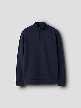 NLNNIZU LS BRU HALF ZIP SWEAT NOOS Navy Blazer
