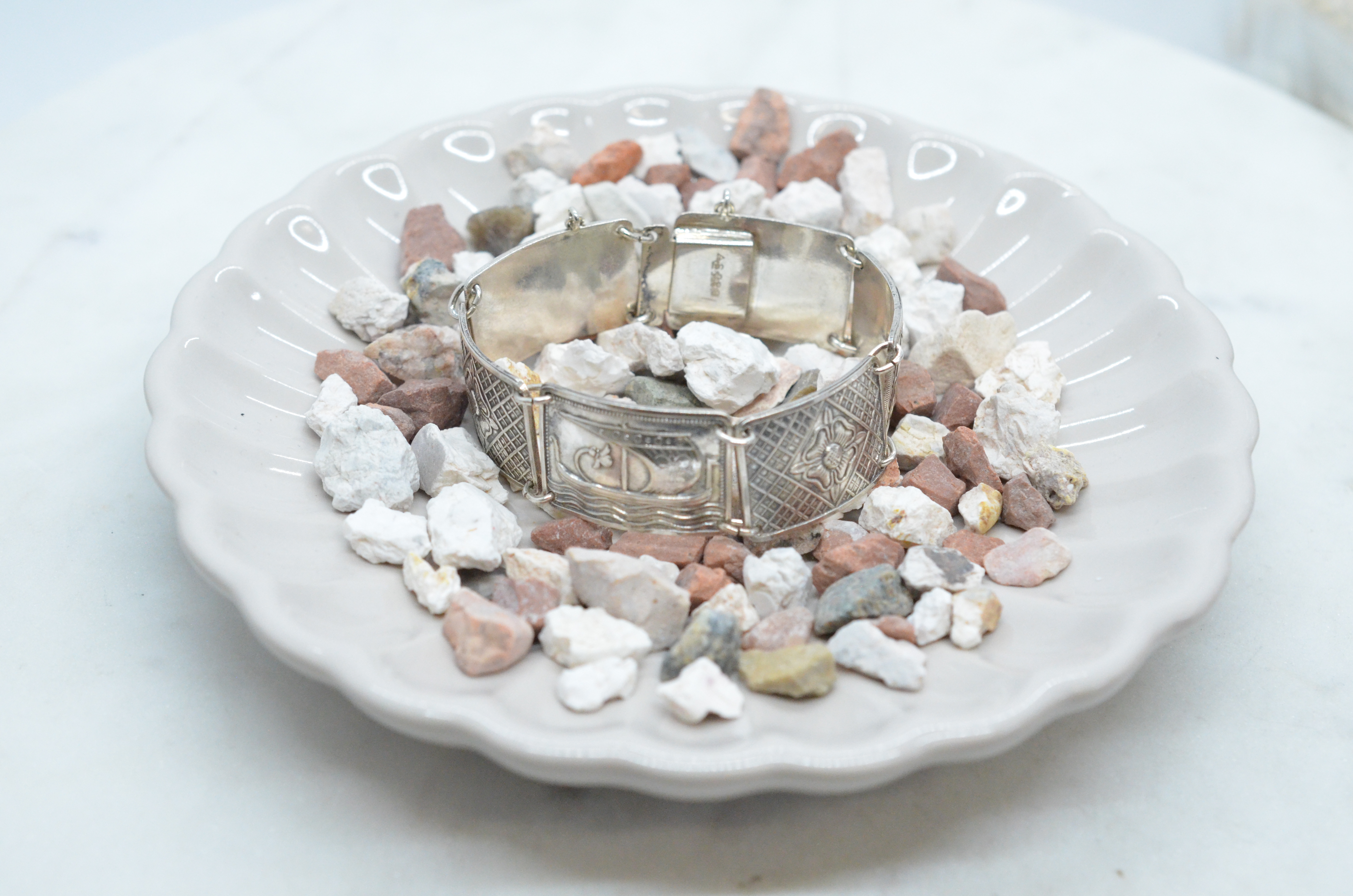 Vintage silver bracelet - 6