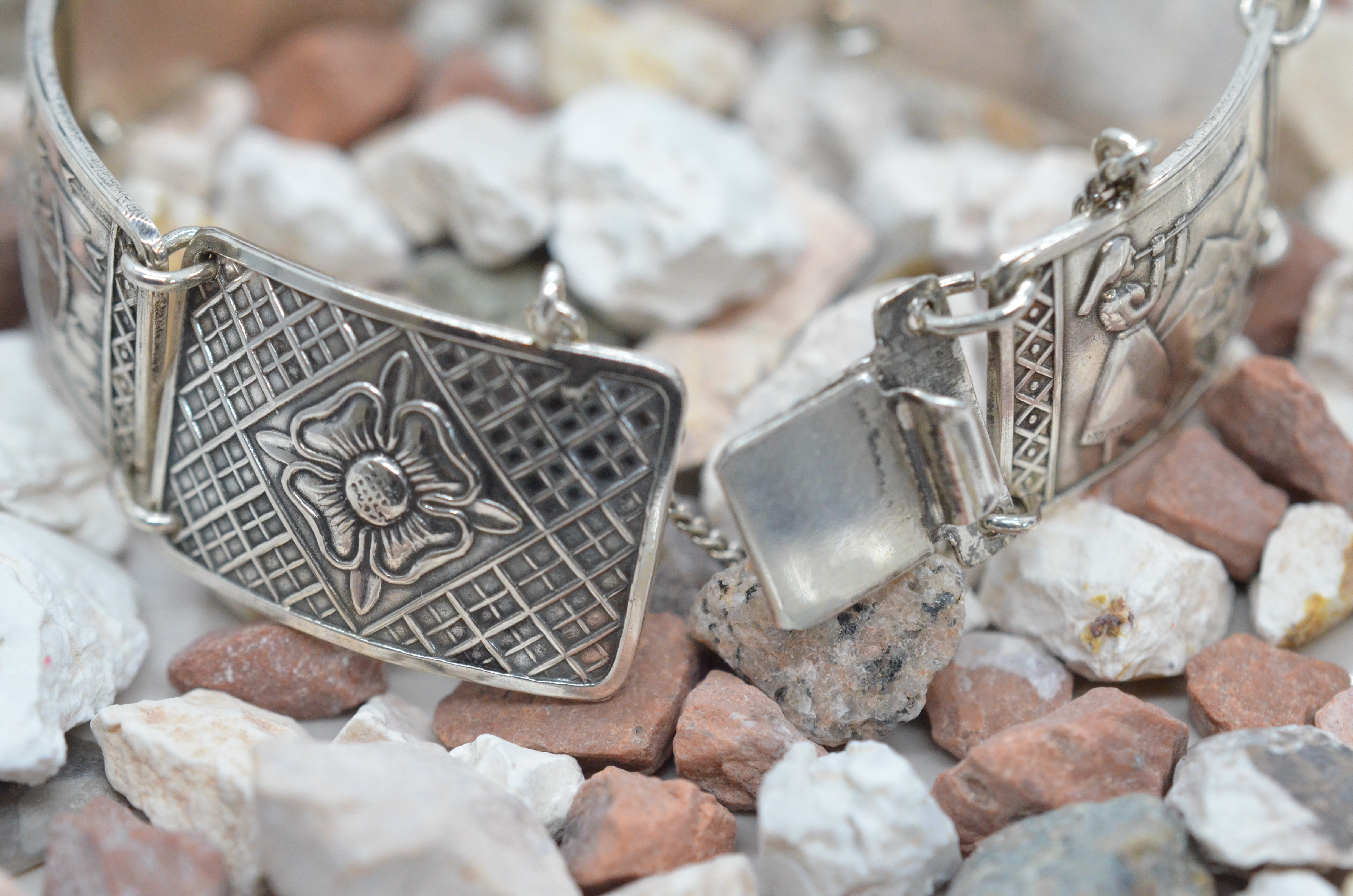 Vintage silver bracelet - 4