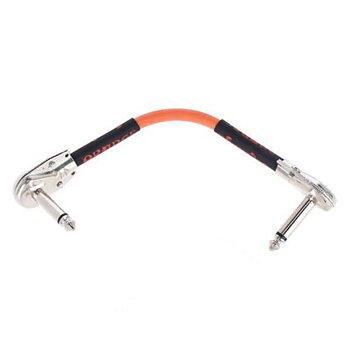 ORANGE Crush Patch Cable Angled 15cm 