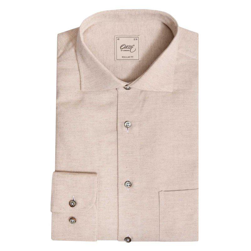 Skjorta beige Oscar Of Sweden  - 3