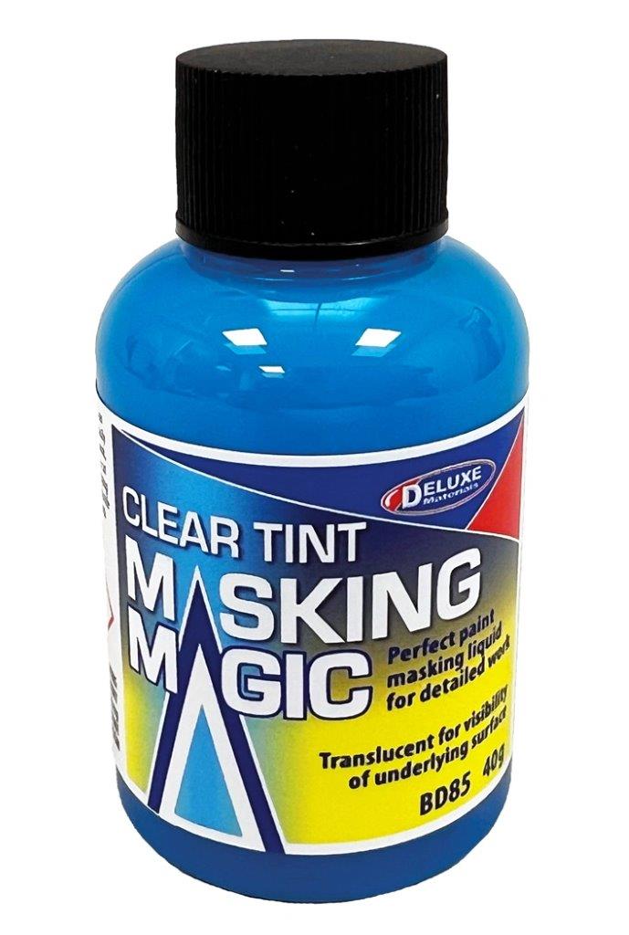 Deluxe Materials Masking Magic Blå Transparent 40gr
