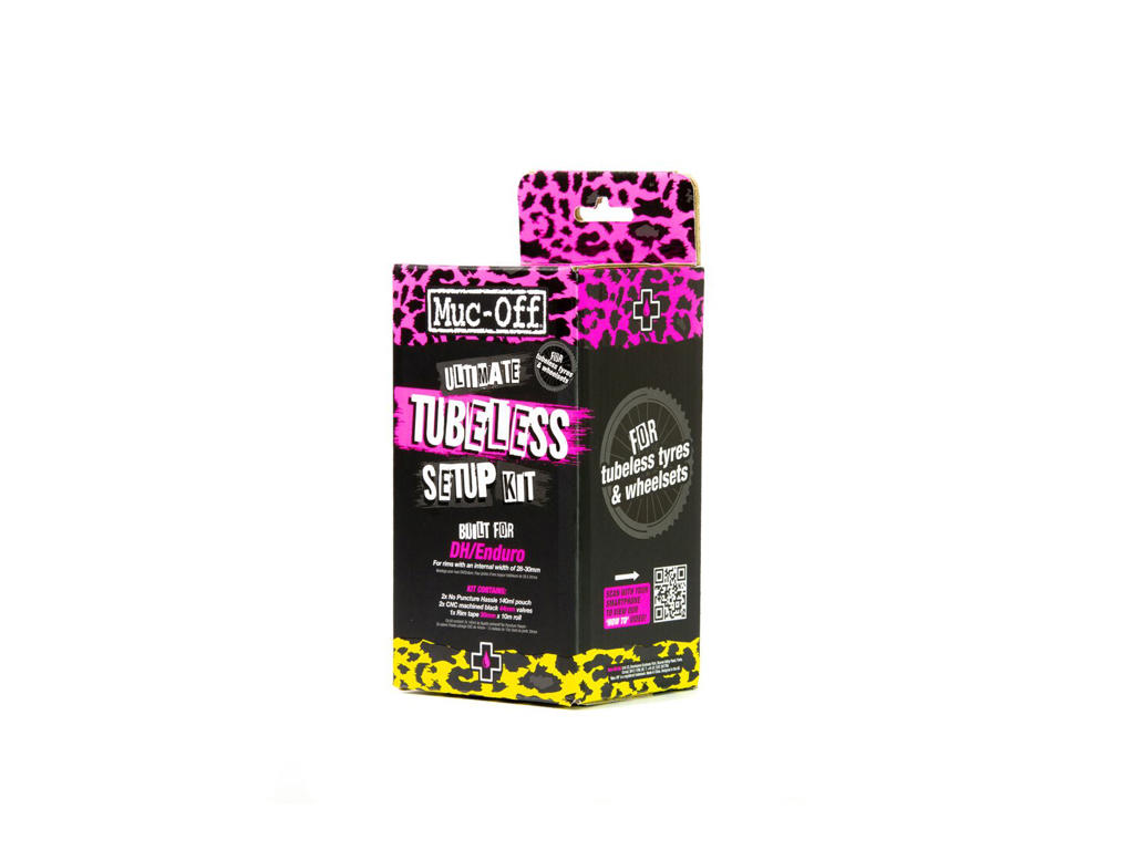 MUC-OFF Tubeless kit - DH/Trail/Enduro For 28-30 internal width rims