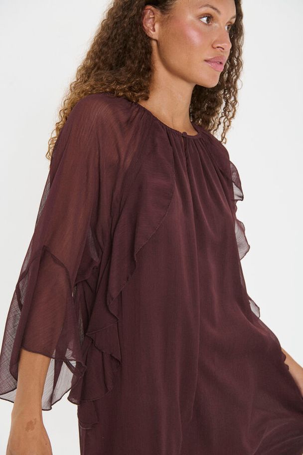 Saint Tropez Mavis Dress Fudge - 3