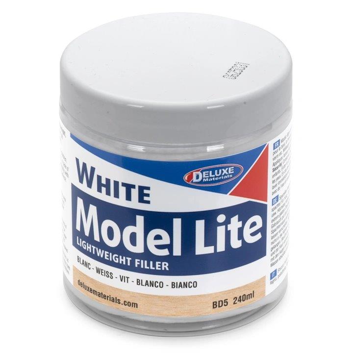 Deluxe Materials Model Lite Lättspackel Vit 240ml