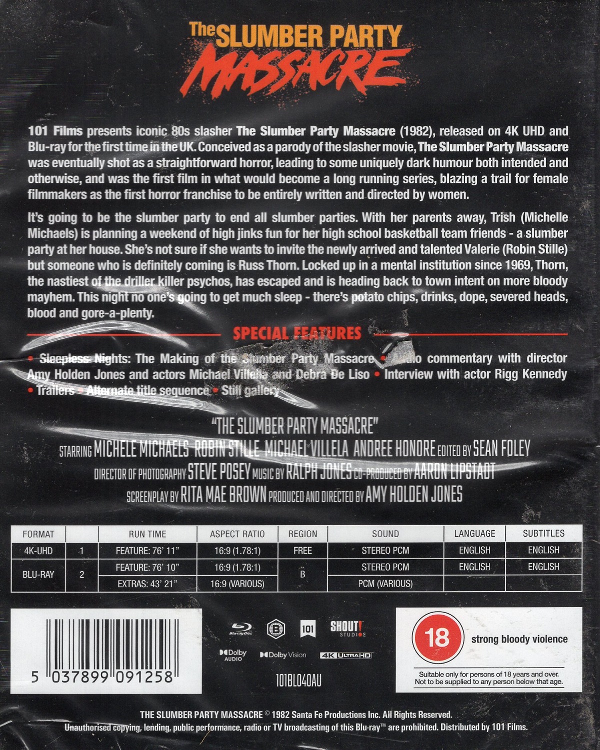 The Slumber Party Massacre (ej svensk text) (4K Ultra HD + Blu-ray) - 2