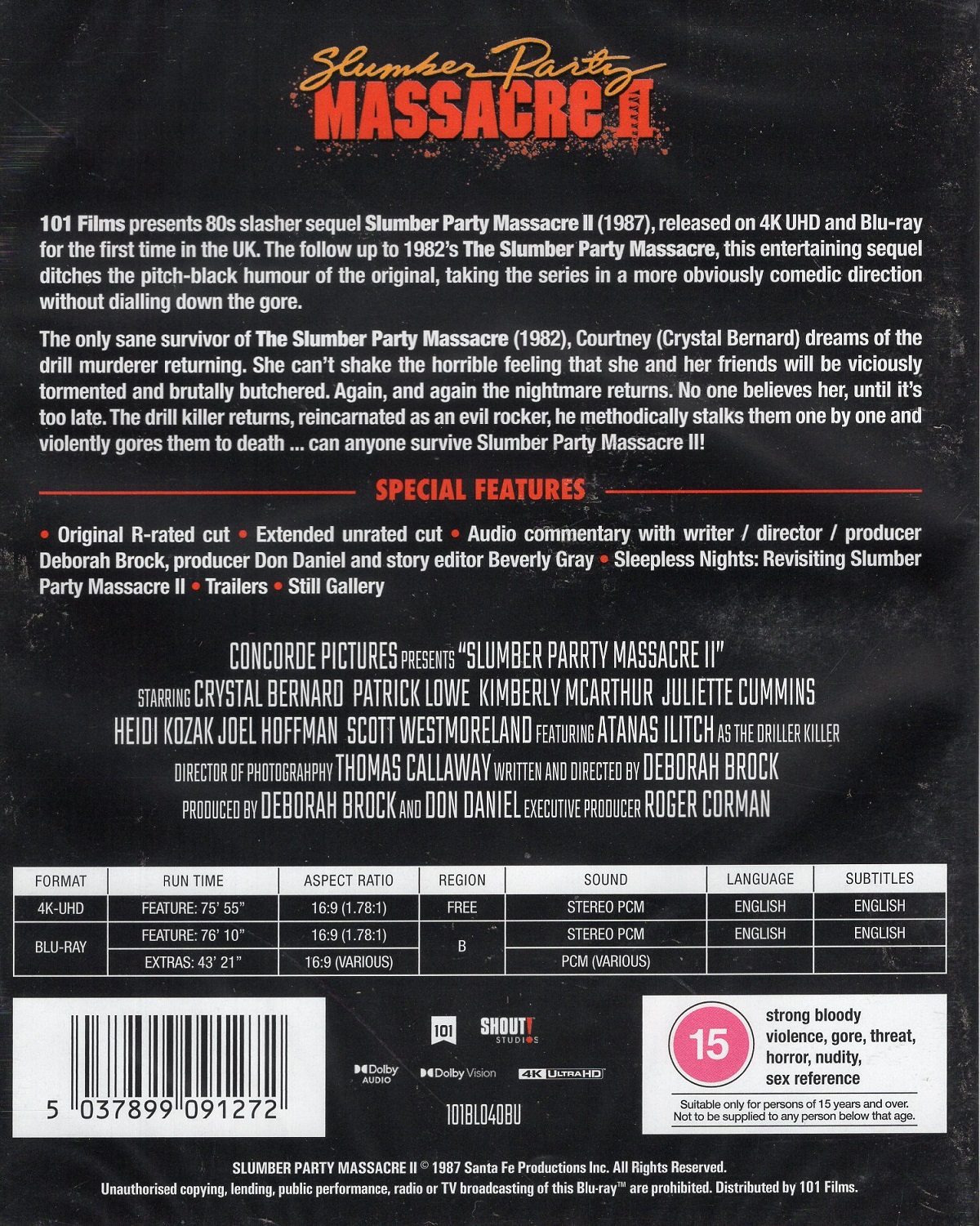 The Slumber Party Massacre II (ej svensk text) (4K Ultra HD + Blu-ray) - 2