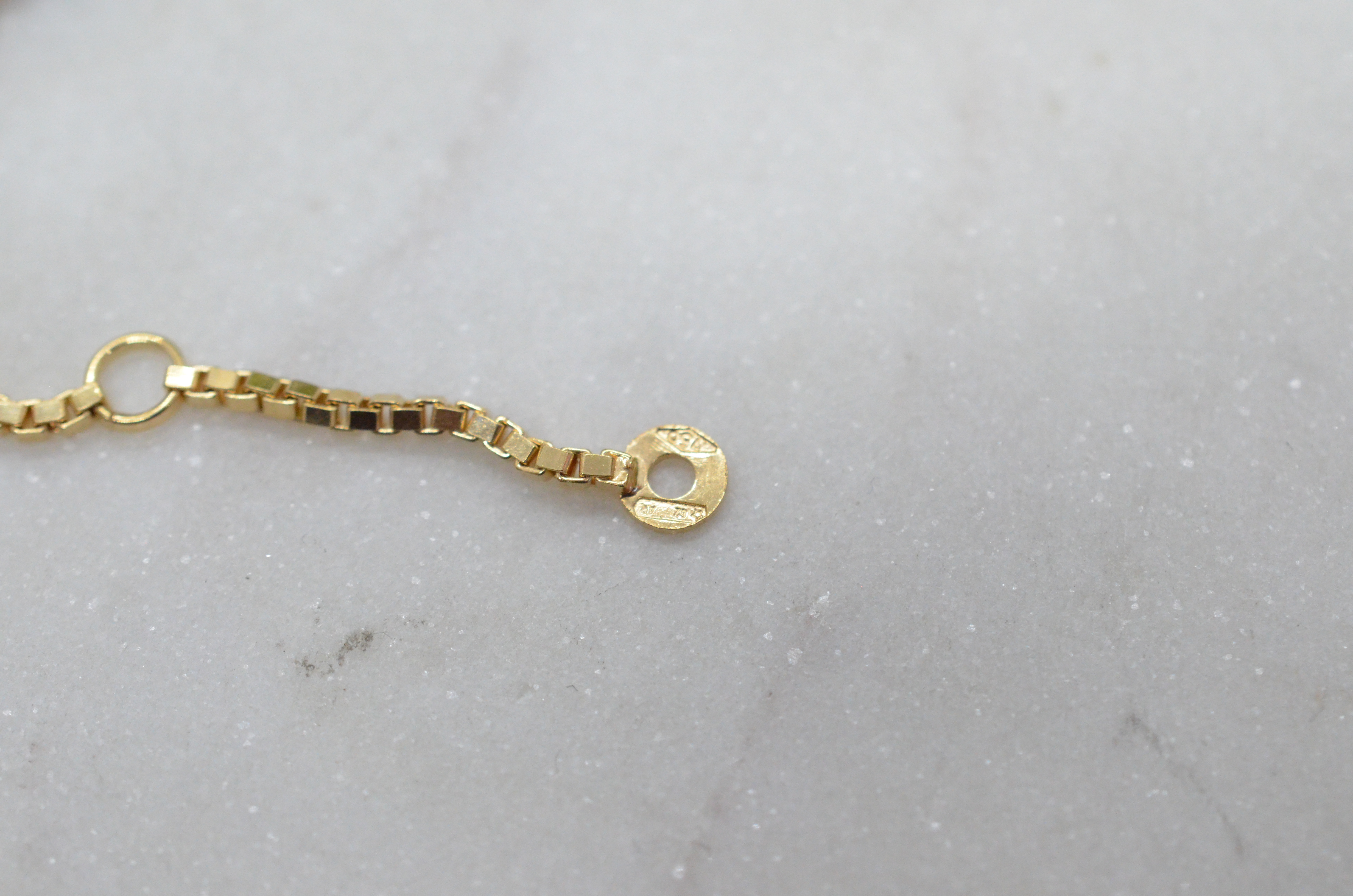 Second Hand18k barnarmband med ograverad bricka  - 4