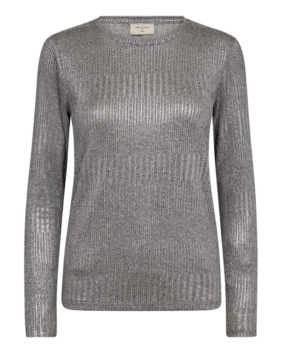Topp Matter med glitterränder silver-grå