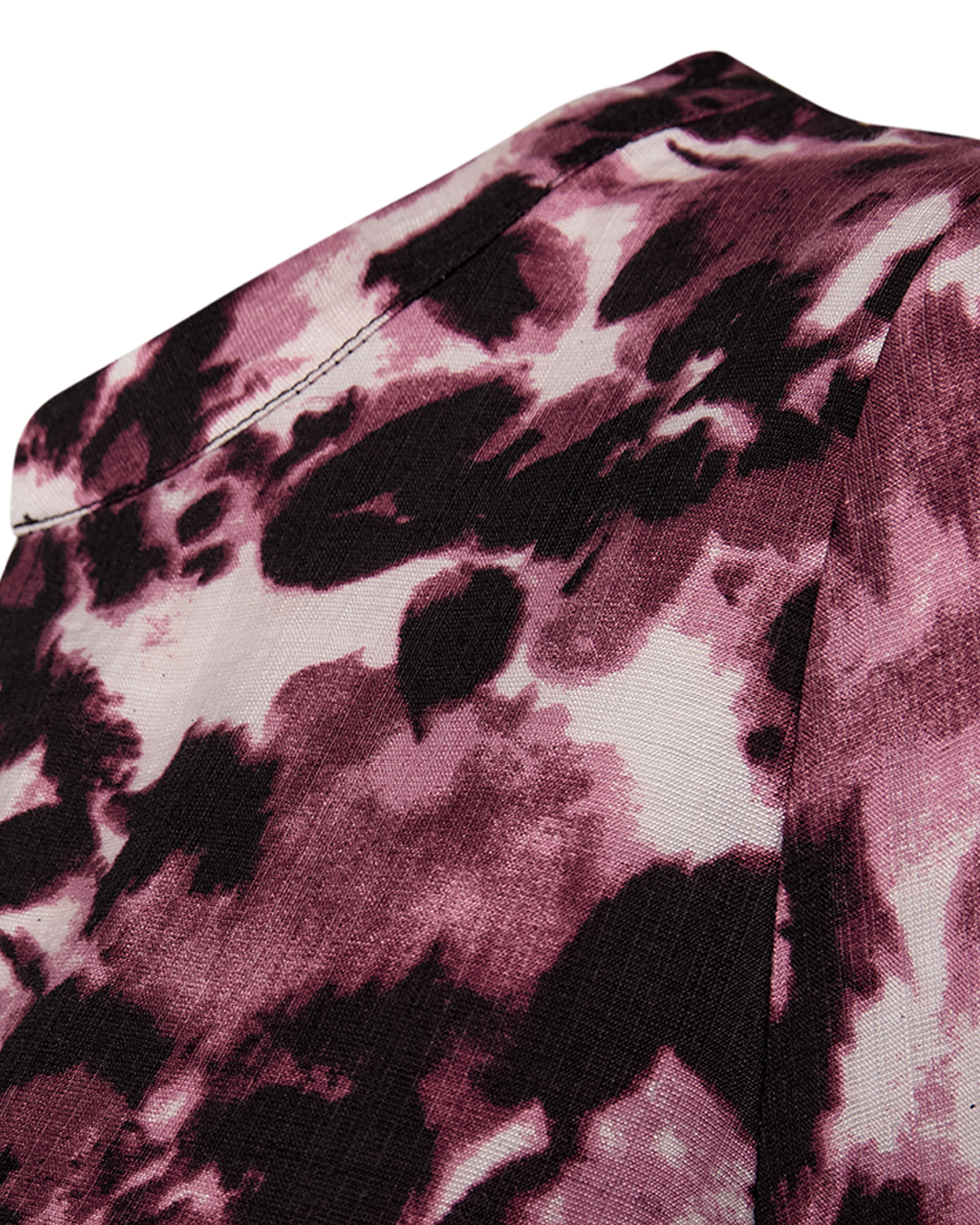 Blus Hirse v-ringad vinröd/svart/offwhite - 4