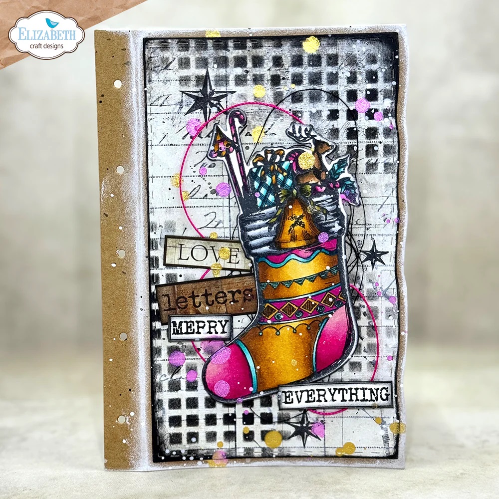 Elizabeth - Deck the halls Stamp and Die Set - 3