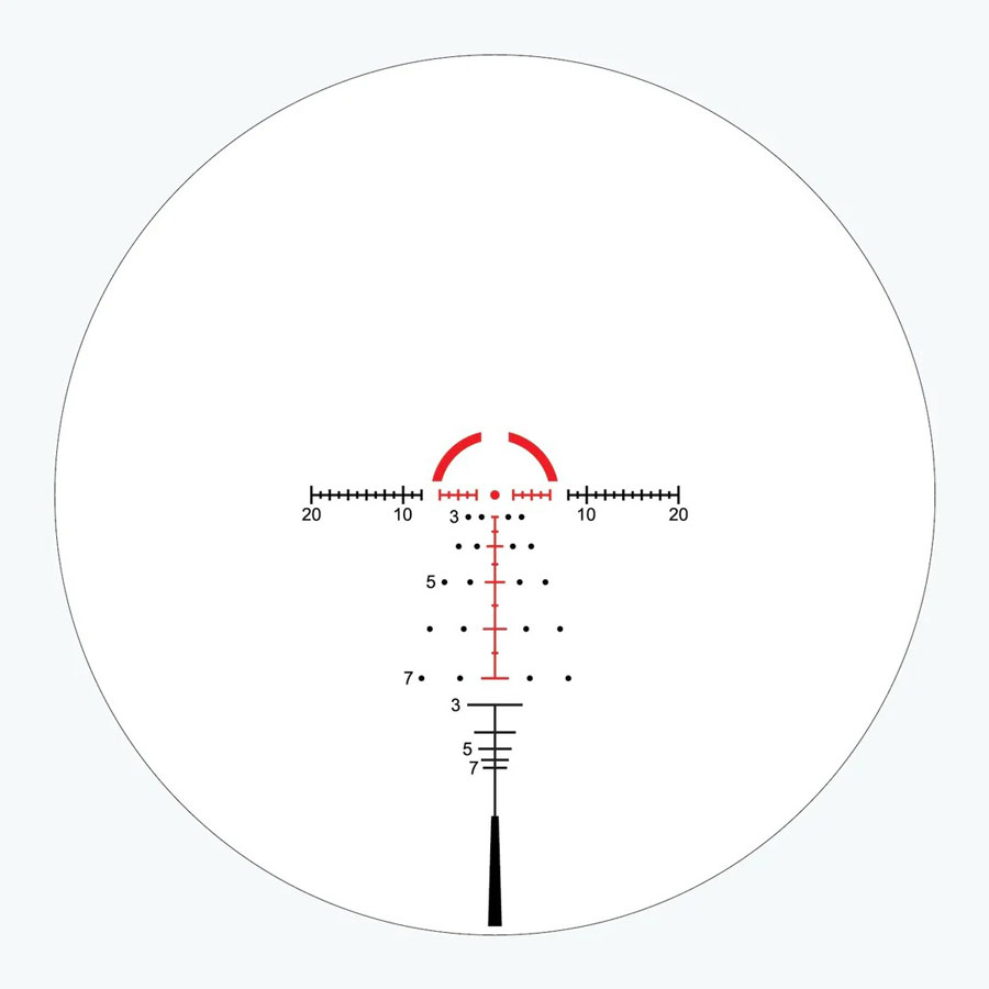 Athlon Argos BTR 1-8x24 Gen 3 Belyst Kikarsikte - 2