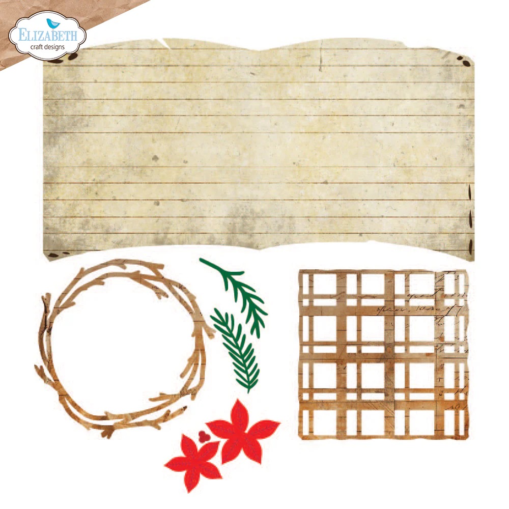 Elizabeth - Dies - Book of Christmas Square