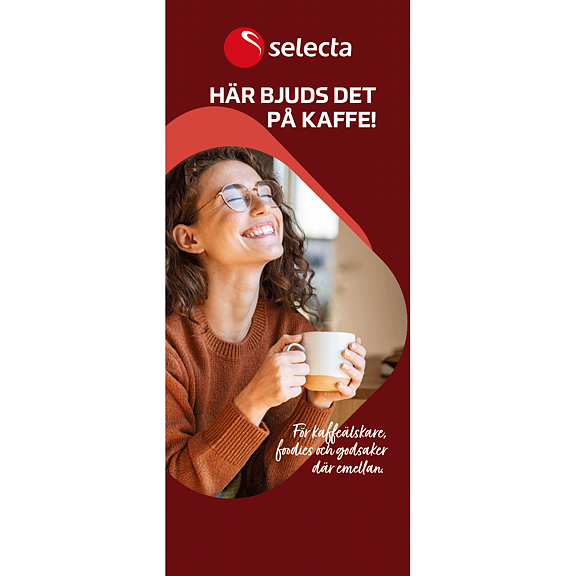 Rollup  Här bjuds det på kaffe