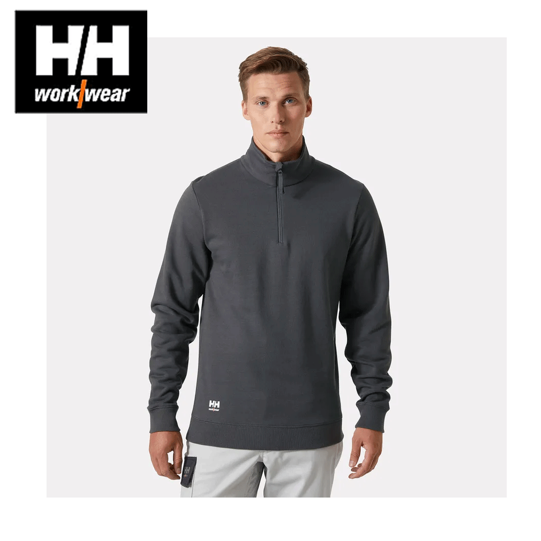 Puoli vetoketjullinen Helly Hansen Classic Anthracite
