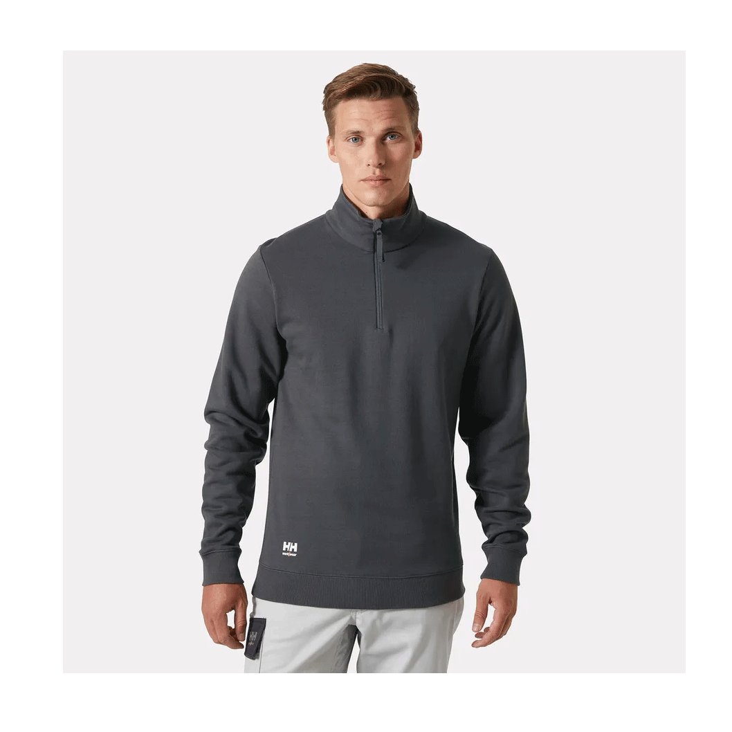 Puoli vetoketjullinen Helly Hansen Classic Anthracite - 2