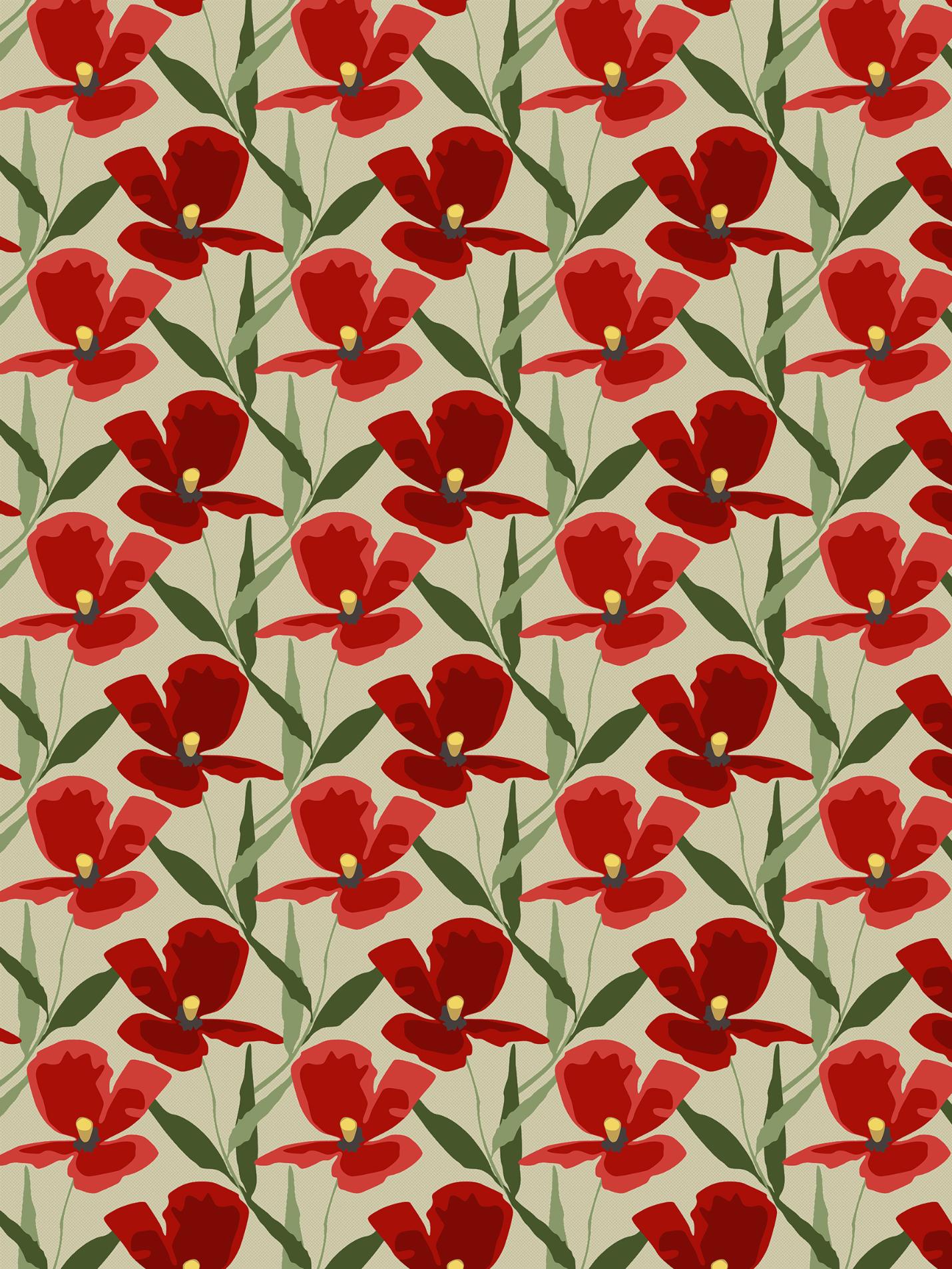 Blomsterskrud Röd