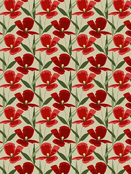 Blomsterskrud Röd