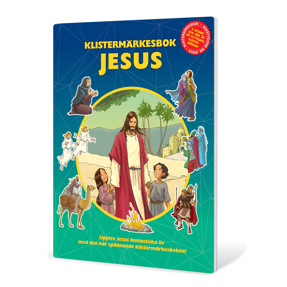 Klistermärkesbok Jesus - Jacob Vium-Olesen