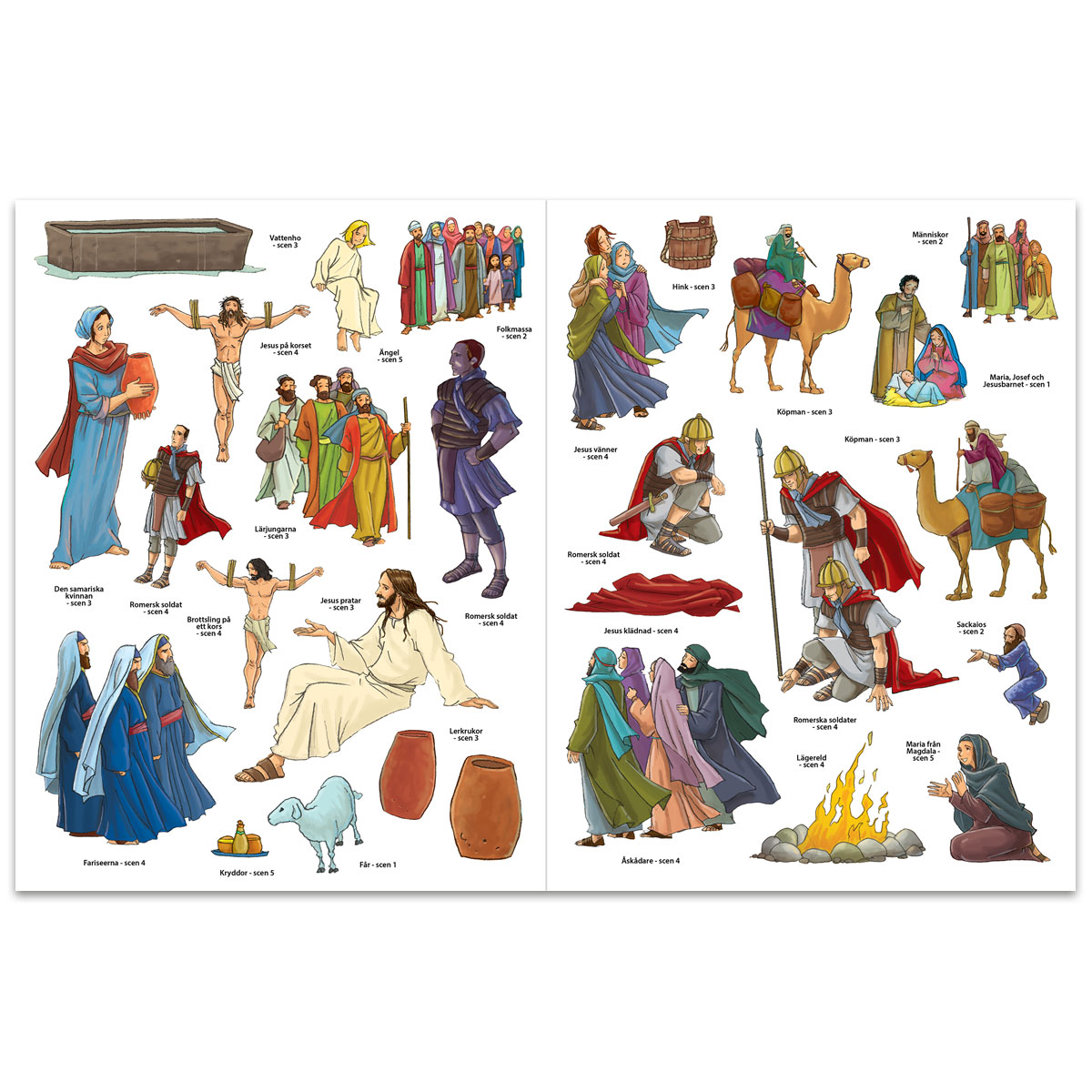 Klistermärkesbok Jesus - Jacob Vium-Olesen - 3