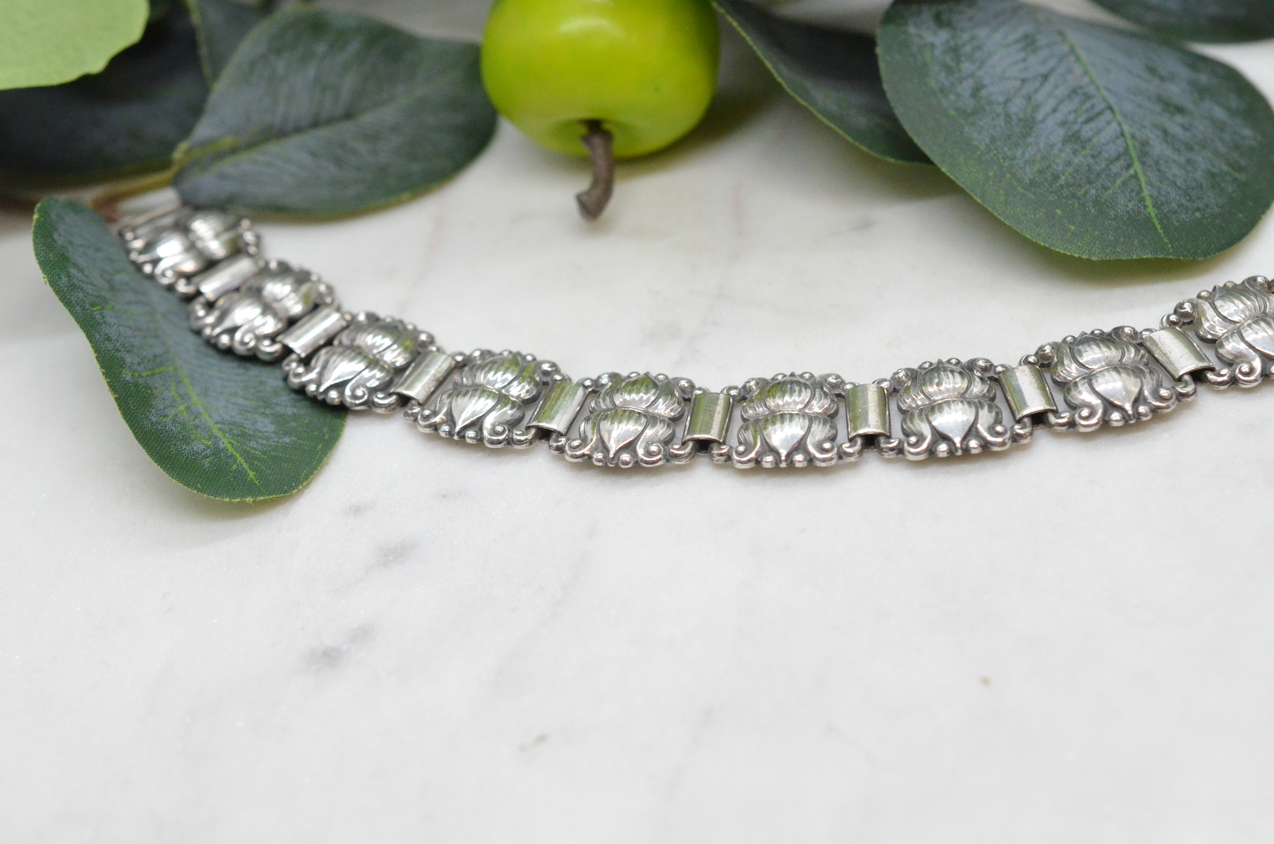 Vintage silver bracelet GD & CO, 1950 - 2