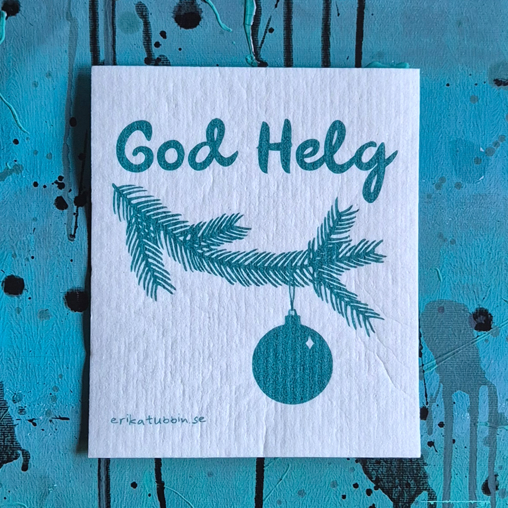 dishcloth GOD HELG green