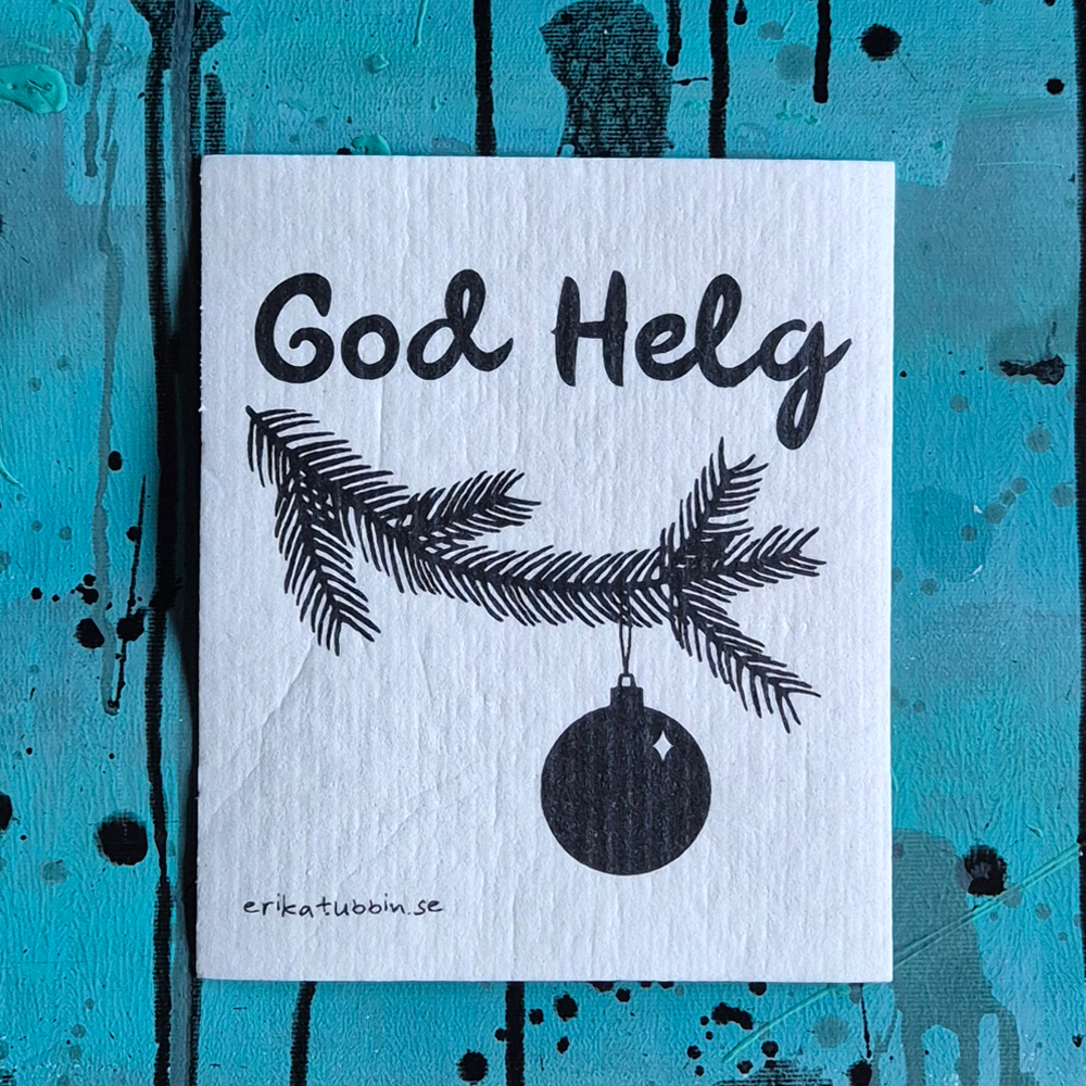 dishcloth GOD HELG black