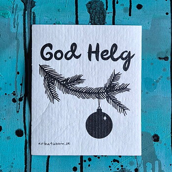 dishcloth GOD HELG black