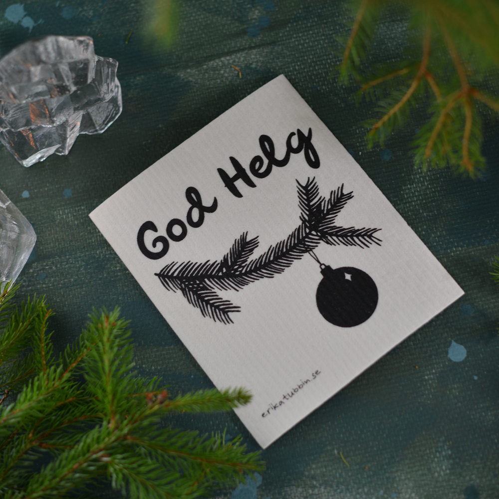 dishcloth GOD HELG black - 2