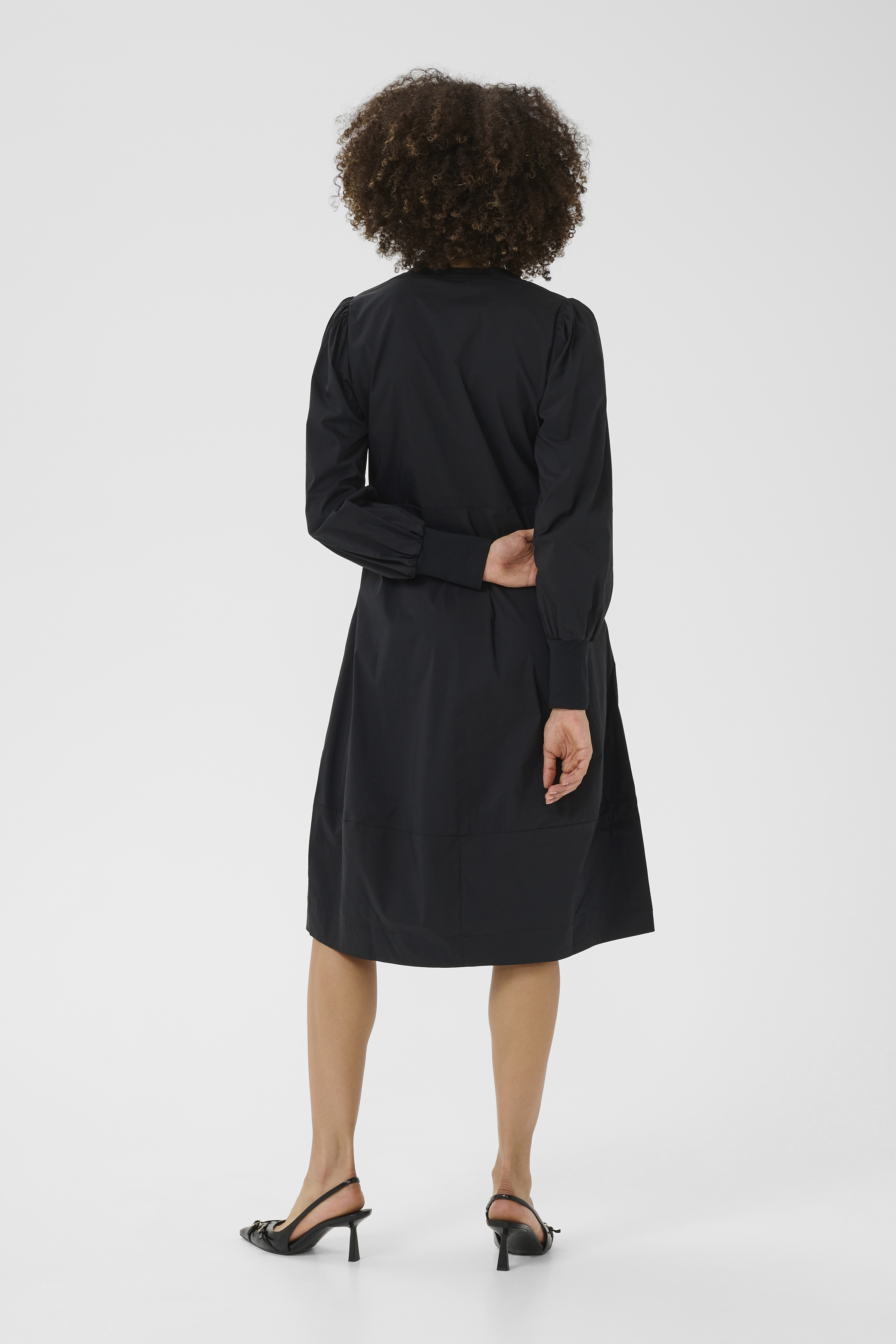 CUantoinett Rib Dress Black - 5