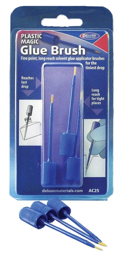 Deluxe Materials Plastic Magic Glue Brush Pensel 3st