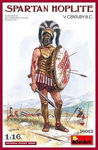 1/16 Spartan Hoplite. V CENTURY B.C.